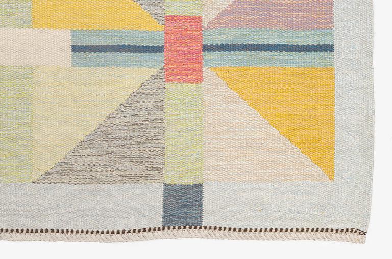Agda Österberg, a carpet, flat weave and tapestry weave, c. 238 x 172 cm, signed.