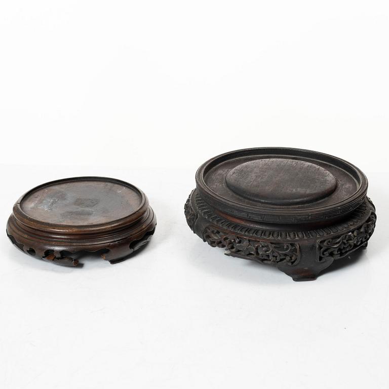 Parti, träställ, sju stycken, Qingdynastin.