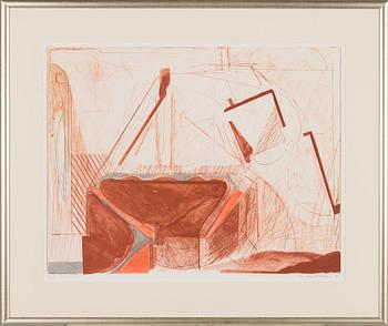 Jan Kenneth Weckman, lithograph in colours, signed and dated 1987, marked H.C.