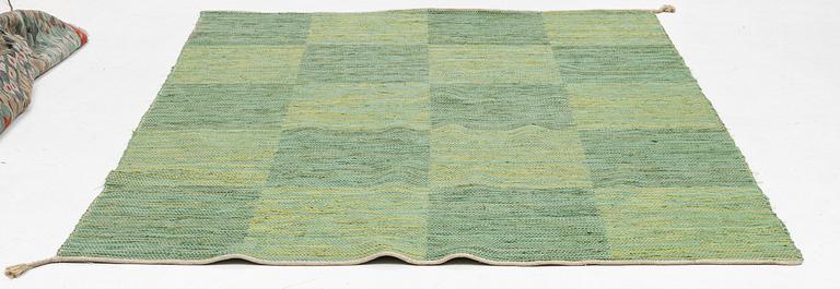 Margit Thorén, rag rug carpet, 'Schackrutan', Firma Svenskt Tenn, c. 250 x 194.