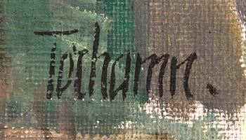 Gunnar Torhamn, olja på pannå signerad.