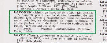 Ahti Lavonen, Silverkomposition.