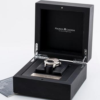 MAURICE LACROIX wristwatch steel Masterpiece Square Whell "Cube" 42 m Limited edition 78/88.