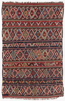 Draperi, Kelim, ca 270 x 170 cm.