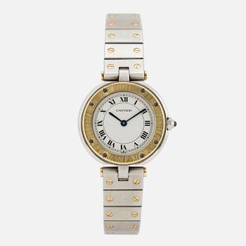 CARTIER, Santos VLC, wristwatch, 27 mm.