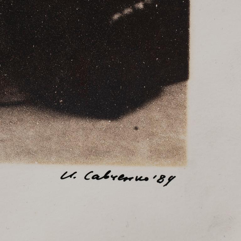 IGOR SAVCHENKO, photograph, signed and dated '89 in ink.