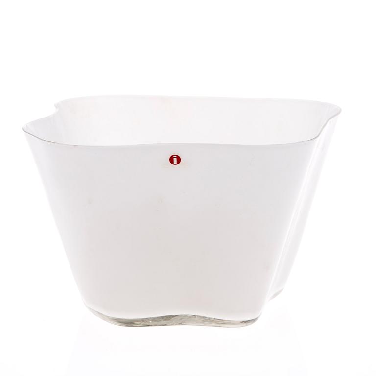 VAS, glas, signerad Alvar Aalto 3900-121. Iittala.