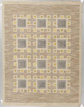 Svensk Hemslöjd, a carpet, flat weave, ca 213,5-214,5 x 160-163 cm, signed SH.