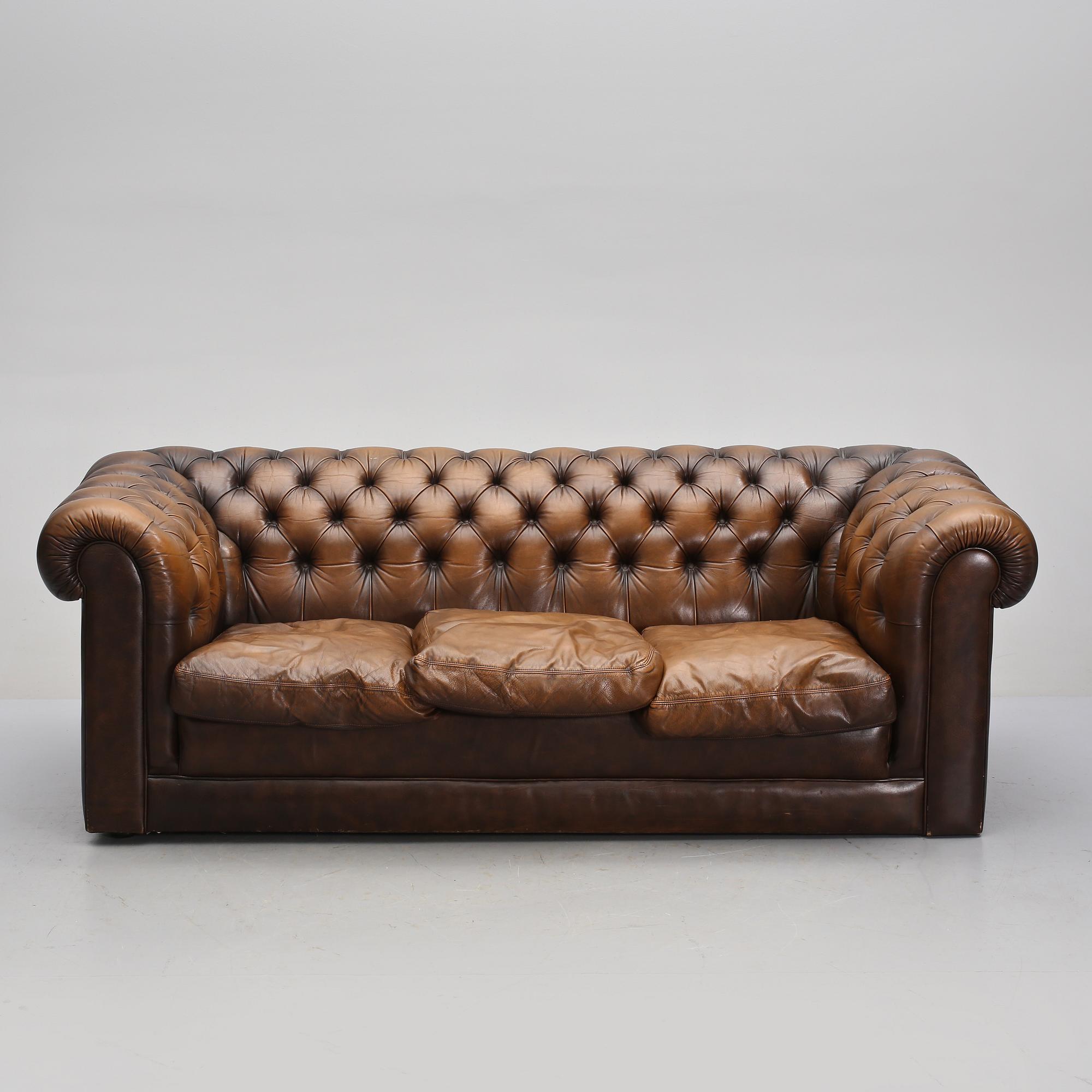 SOFFA, Chesterfieldmodell, 1900-talets andra hälft.