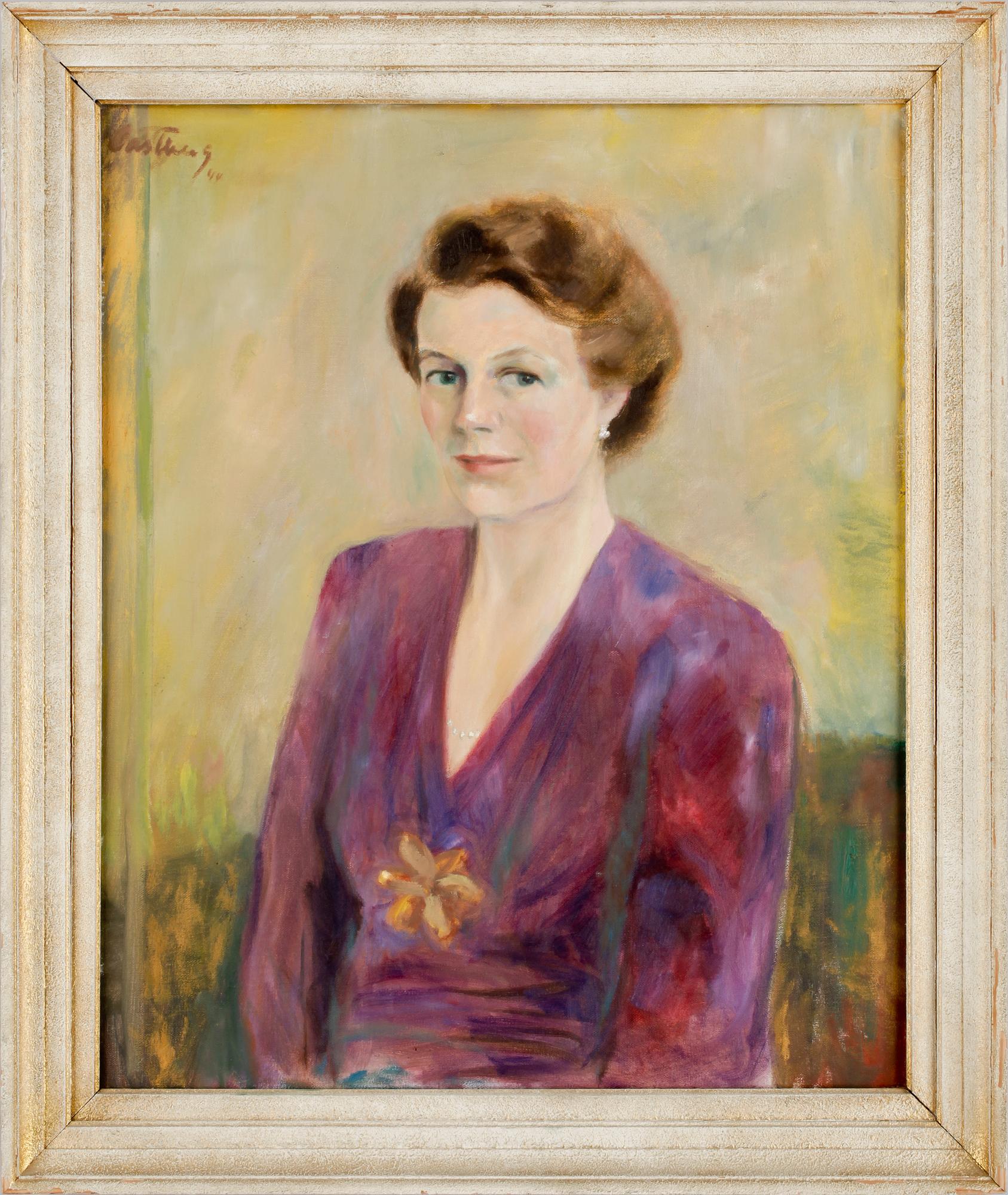 OKÄND KONSTNÄR, olja på duk, bär signatur, otydligt daterad, 1900-tal.