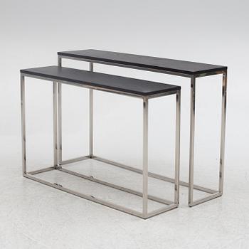 A est of two side tables, Rivièra Maison, contemporary.