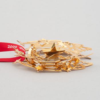 A set of eight Christmas decorations, Georg Jensen, Denmark.