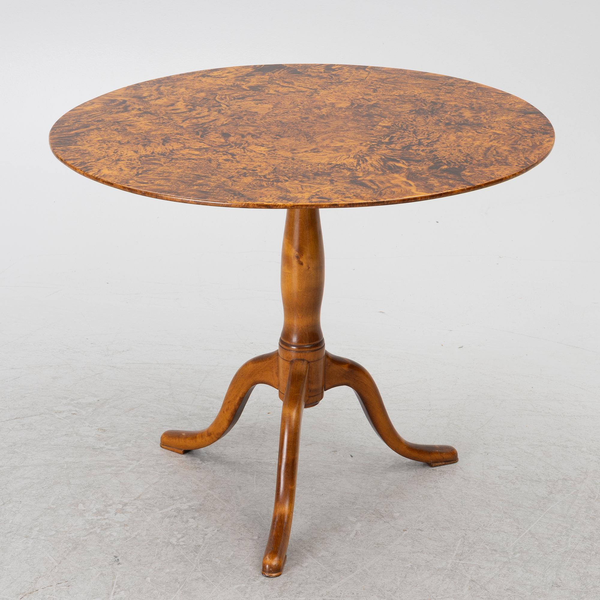 Fällbord, Mälardalen, 1800-talets första hälft.