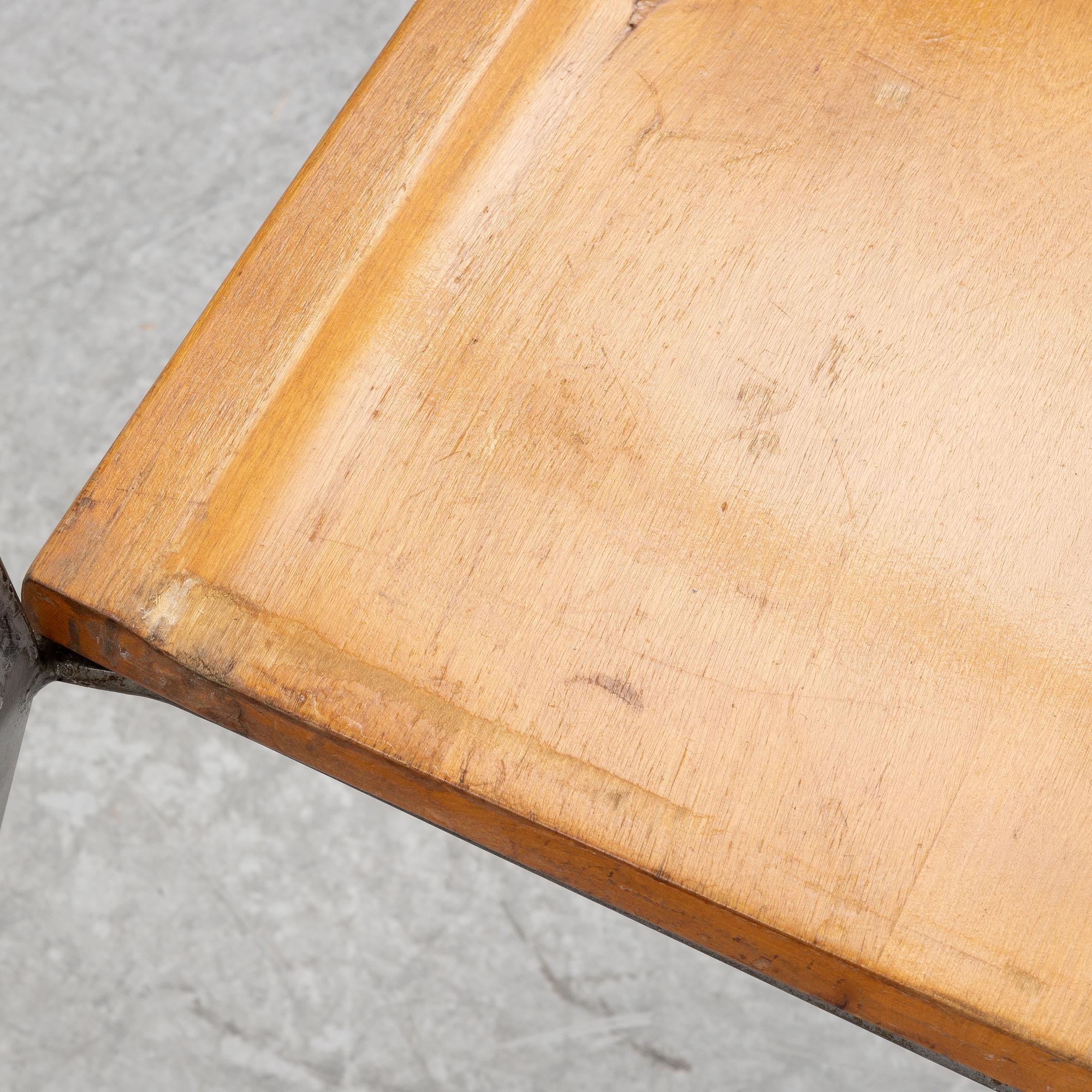 Chairs, 6 pcs, "Chair 10", mid-20th century. Grythyttan's steel furniture. First half of the 20th century.