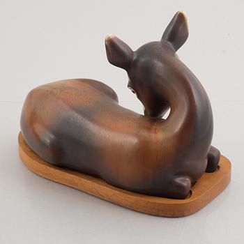 Gunnar Nylund, four stoneware figurines, Rörstrand.