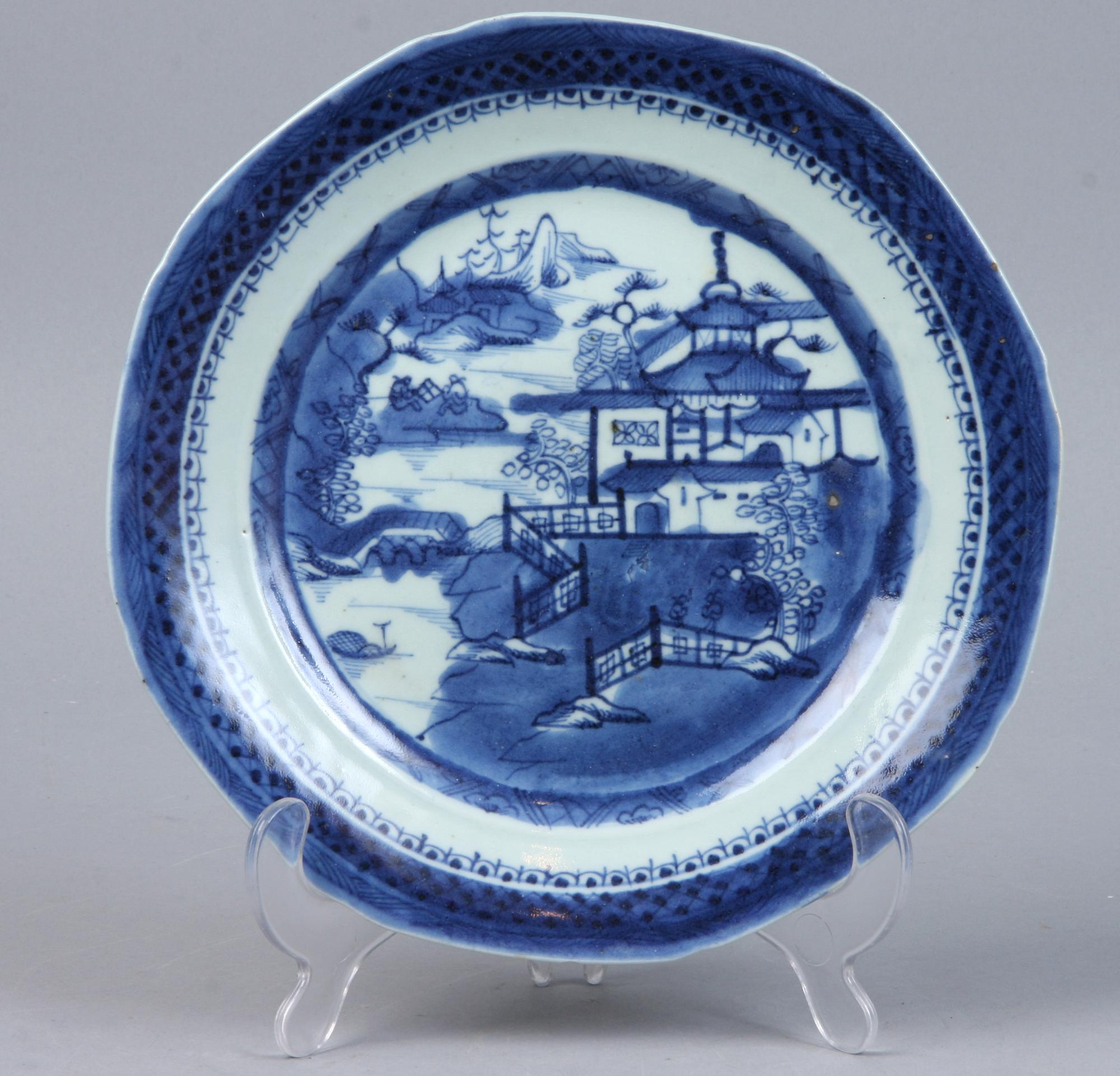 TALLRIKAR, 7 st, porslin, Kina, 1700/1800-tal.