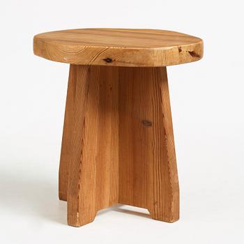 David Rosén, a "Berga" stained pine stool, Nordiska Kompaniet, Sweden 1940's.