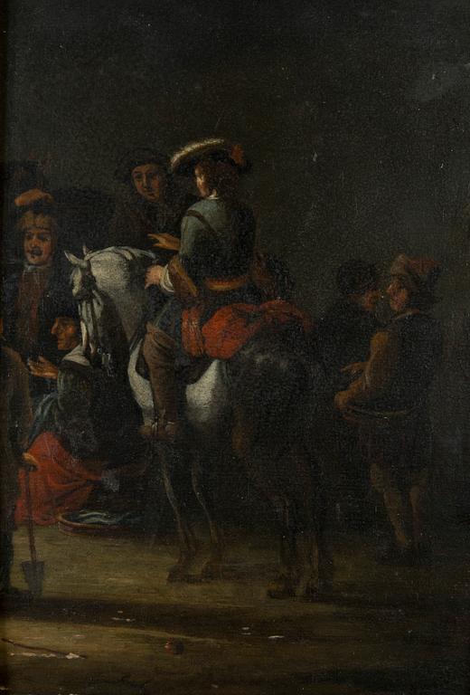 Philips Wouwerman, After, Man on a White Horse.