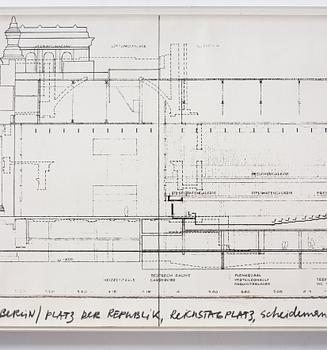 Christo & Jeanne-Claude, "Wrapped Reichstag (Project for Berlin)".