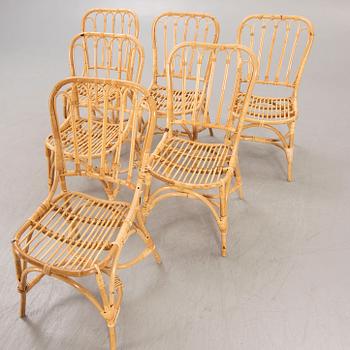 Josef Frank, stolar, 6 st, modellnr 1184 för Firma Svenskt Tenn.