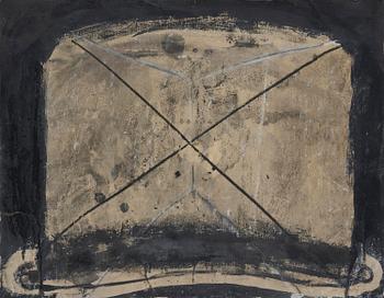 777. Antoni Tàpies, "Forma le sombrero tachada con equis".