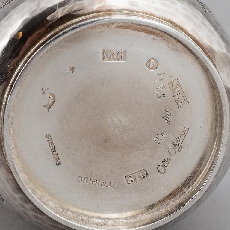 Olle Ohlsson, bägare, sterlingsilver, Stockholm 1992.