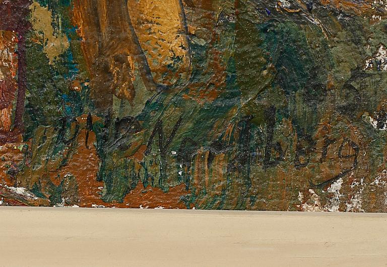 OLLE NORDBERG, olja på duk, signerad och daterad 65.