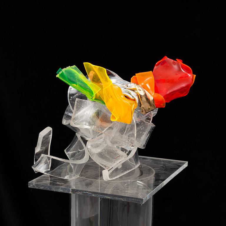 JAN NALIWAJKO, sculpture, 9 pcs, plexiglass.