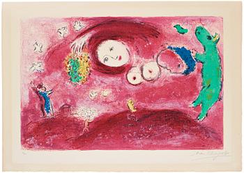 Marc Chagall, "Springtime in the meadow", from: "Daphnis And Chloe".