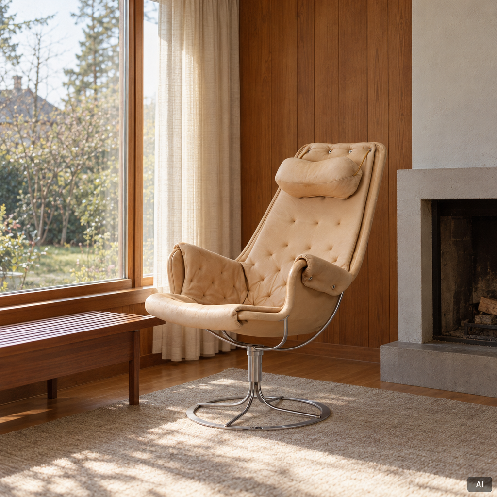 Bruno Mathsson, Armchair, “Jetson”, Dux.