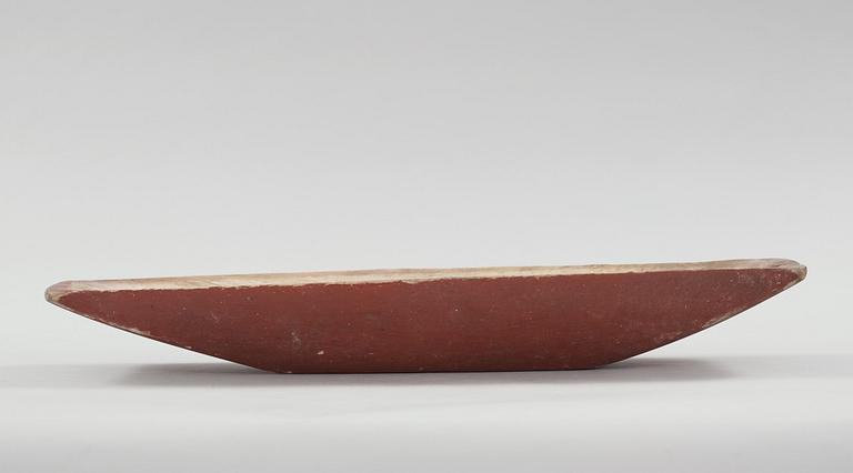 TRÅG, 2 st, allmoge, Hälsingland, 1800-tal.