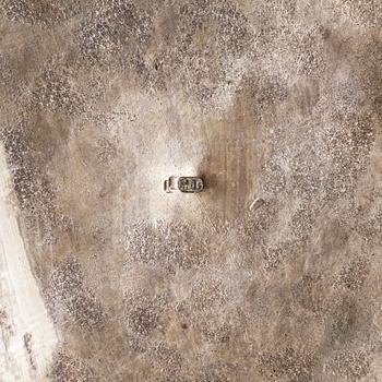 Dryckeskanna, silver, möjligen Hannover 1800-tal, importstämplad London 1878.