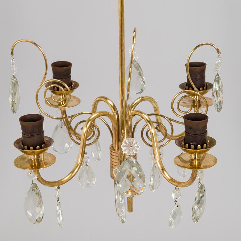 Paavo Tynell, a '51172' mid-20th century ceiling light for Idman.