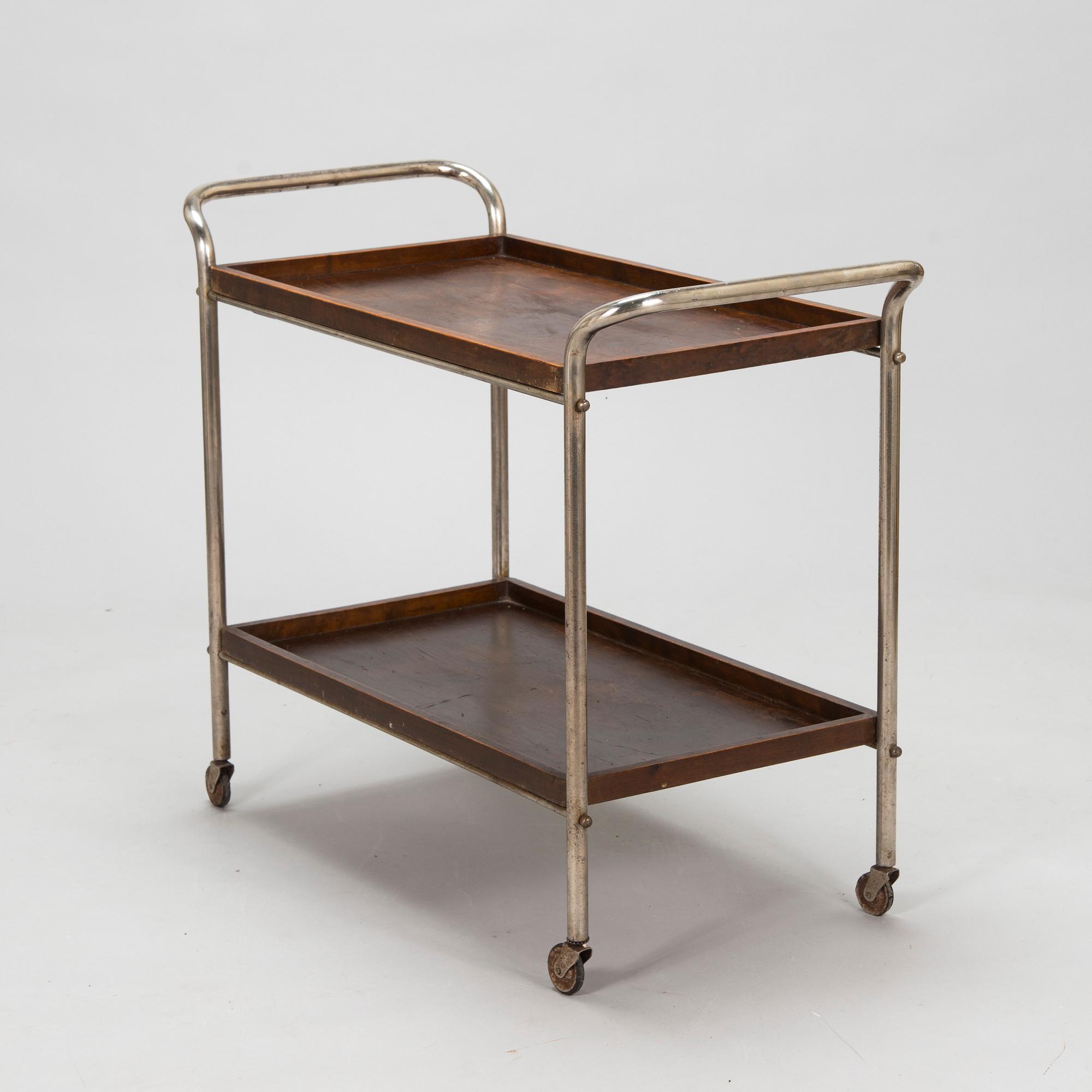 Serveringsvagn, funkkis, 1930/40-tal.