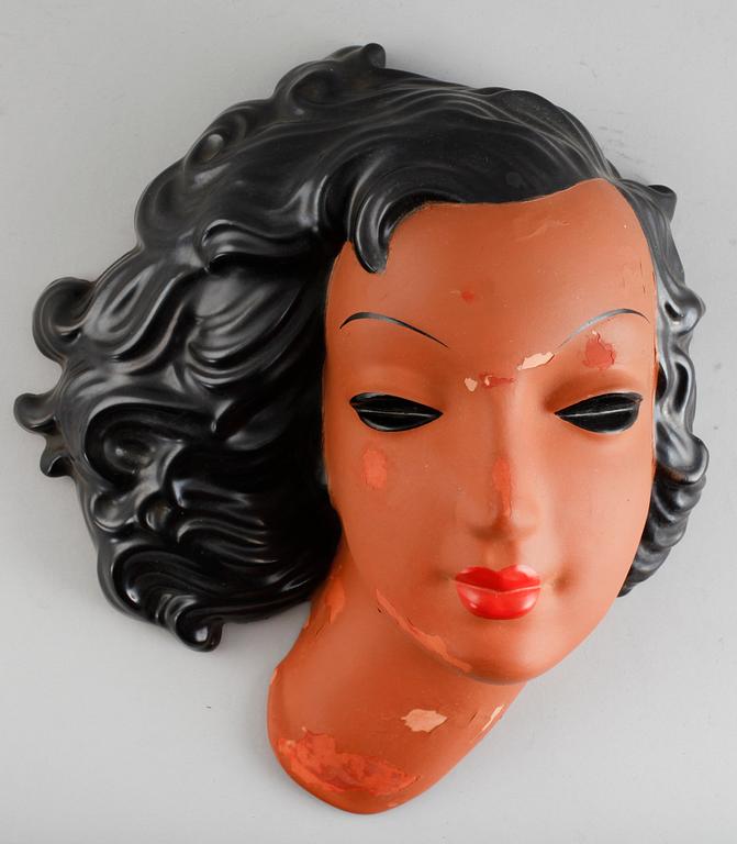 FIGURER, 2 st, keramik, Goldscheider, Tyskland.