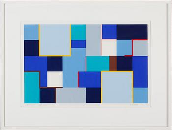 K G ( KARL GUSTAF) NILSON, färglitografi, signerad, daterad 1993, numrerad 119/150.