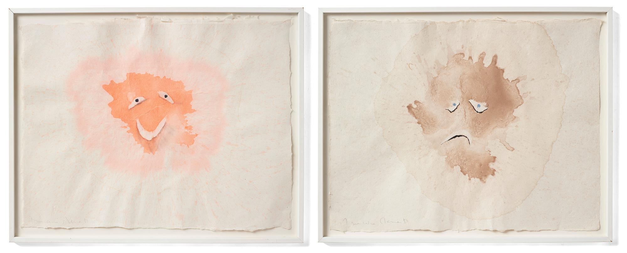 Francesco Clemente, "Riso, Pianto".