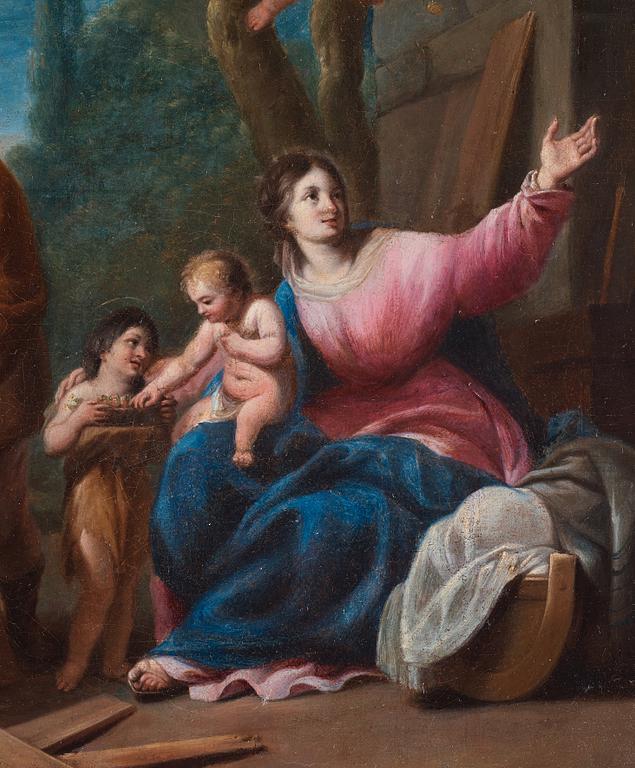OKÄND KONSTNÄR, 1600-tal. Den heliga familjen.