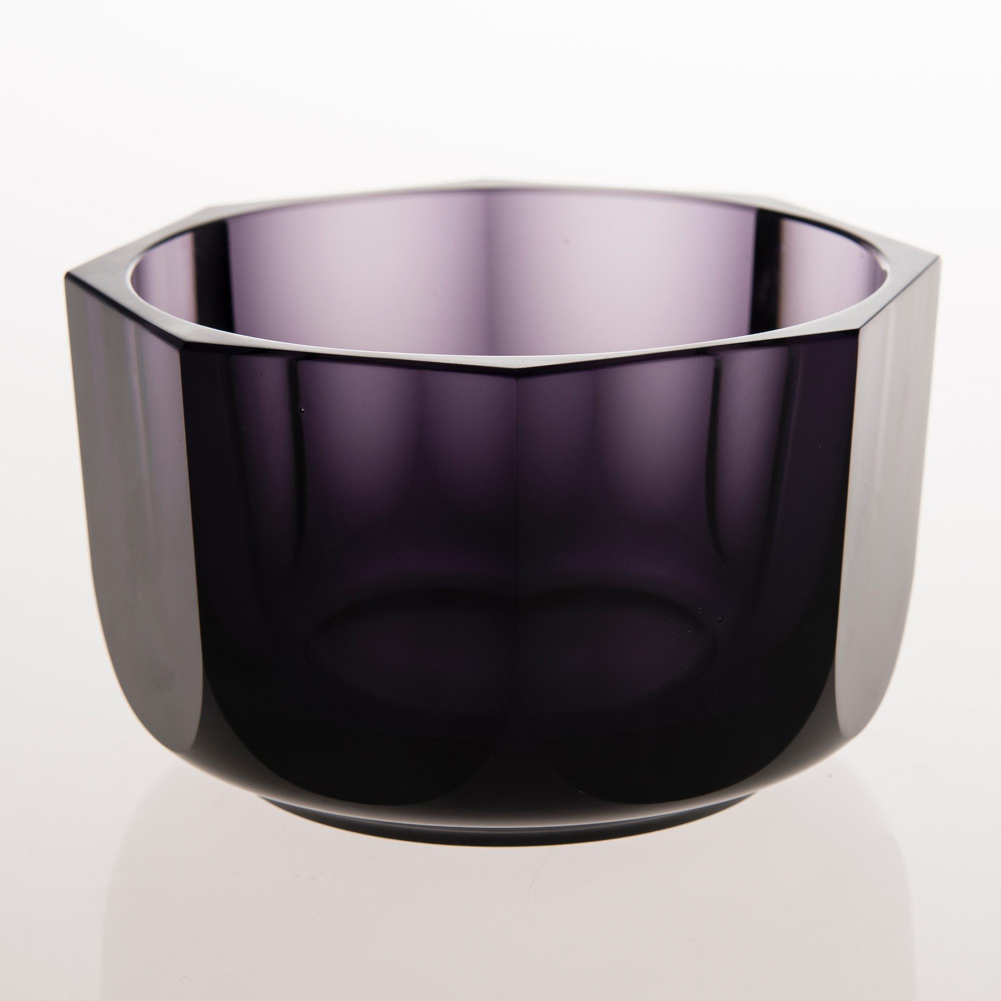 GÖRAN HONGELL, A glass bowl signed G. Hongell Karhula -33.