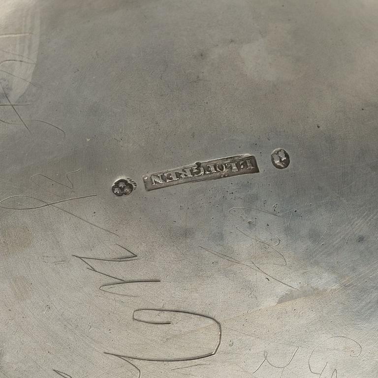 Bägare, silver, Lars Löfgren Hudiksvall (1797-1853).