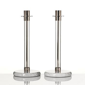 Tecnolumen, a pair of 'Bauhaus Sabbath' candlesticks, model SL30.