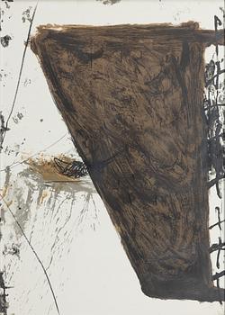 Antoni Tàpies, "Marron diagonale".