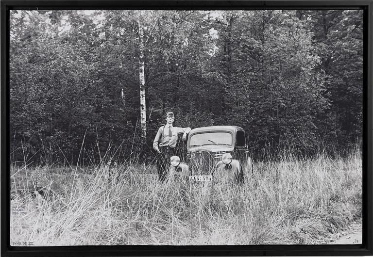 Carl Johan De Geer, photo sublimation signed and dated 1958-2007. Numbered 1/3.