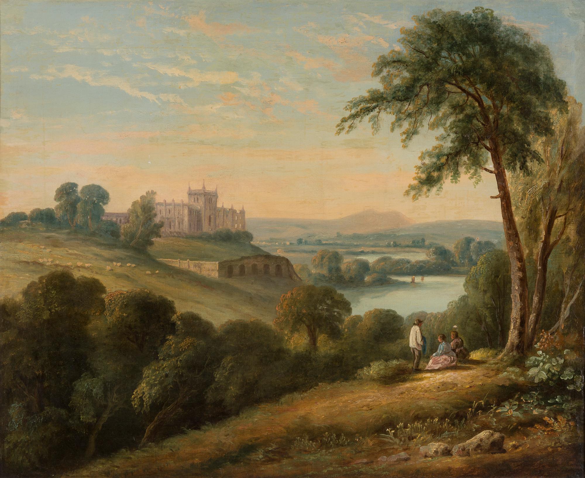 An unknown 19th century artist, relined canvas.