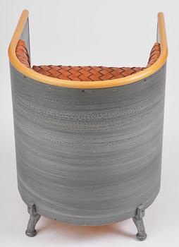 Mats Theselius, an "Aluminiumfåtölj" armchair, ed. 66/200, Källemo, Värnamo, post 1990.