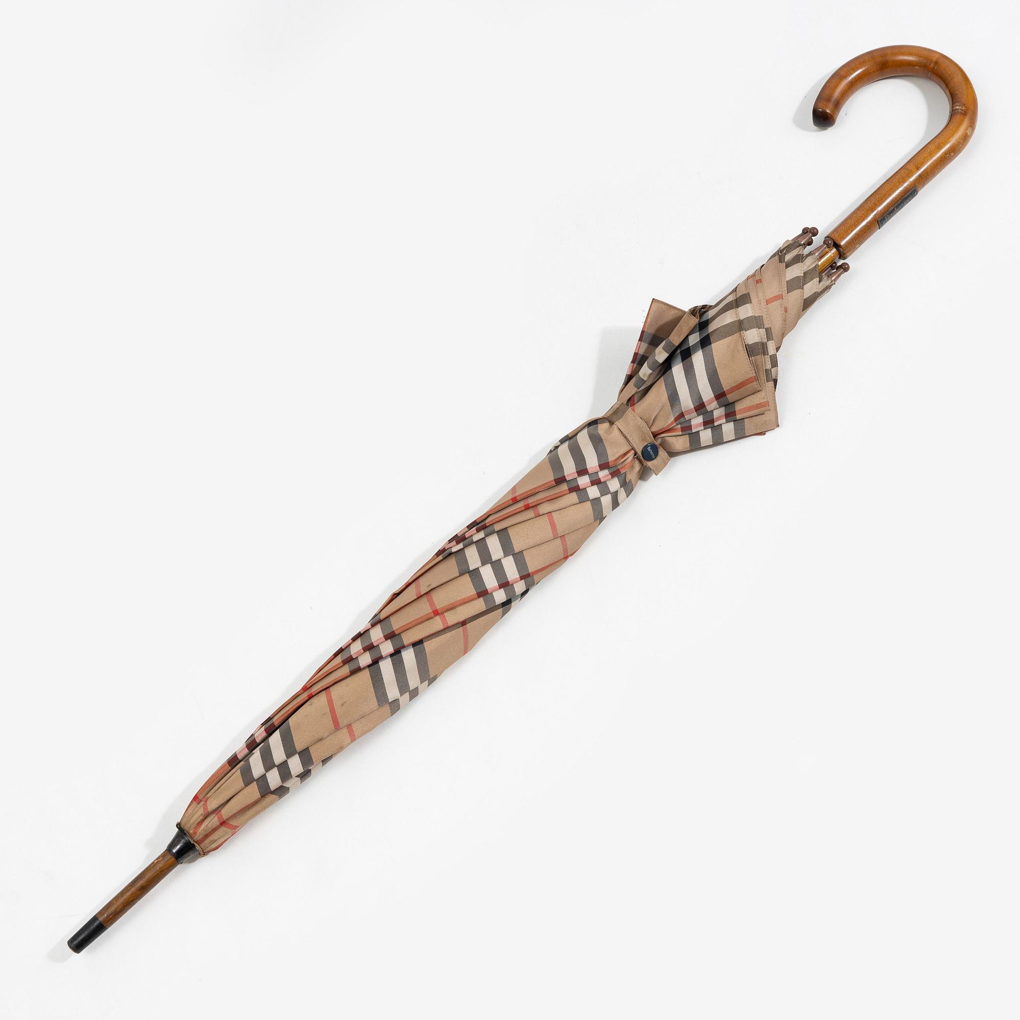 Burberry, umbrella, vintage.