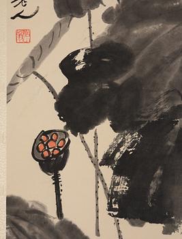 Qi Baishi, after, Lotus, 20th century.