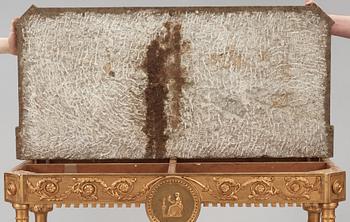 KONSOLBORD. Gustavianskt, 1700-talets slut.