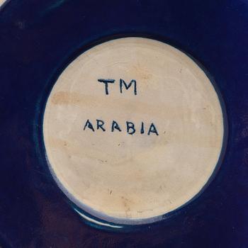 Toini Muona, a stoneware dish, Arabia, Finland 1950's.