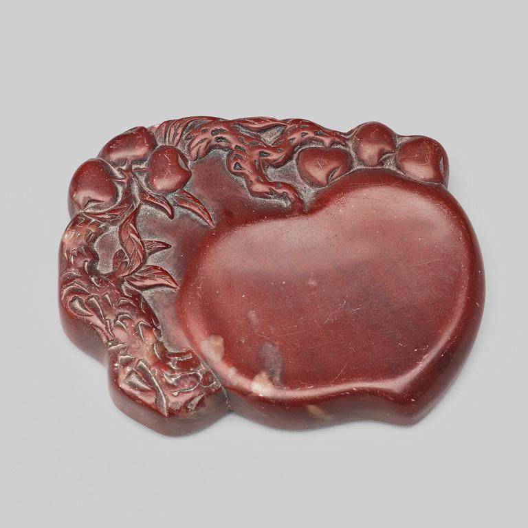 A Chinese ink stone, early 20th Century.
